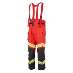 Red Salopettes PPE - Protection for firefighters - FlamePRO