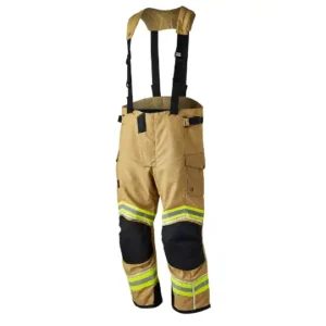 FlamePro Firefighter PPE Gold Salopettes